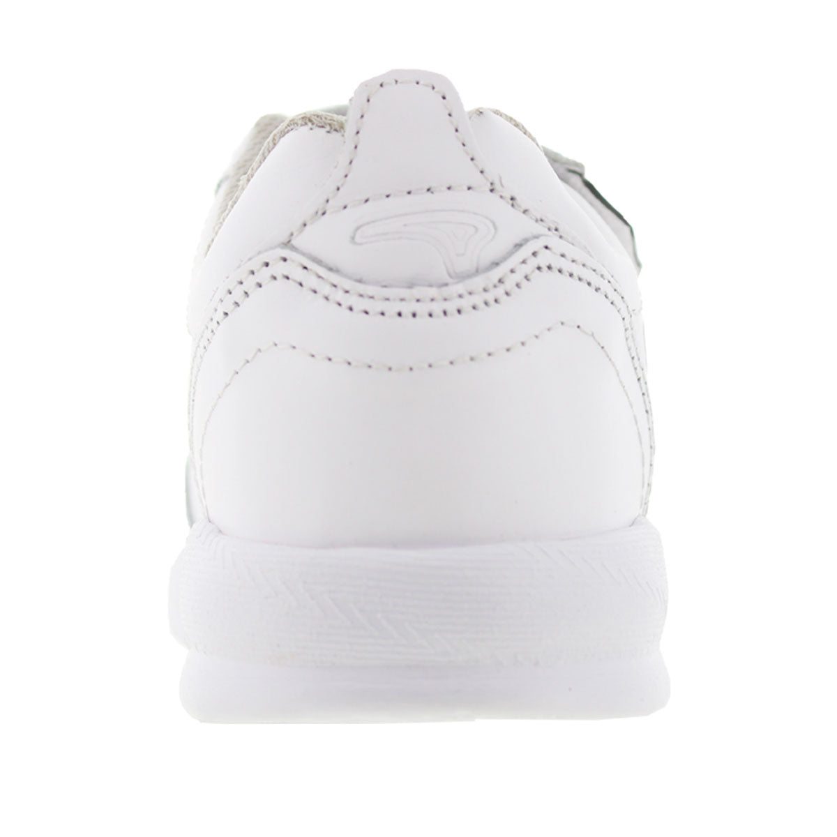 Tenis Escolar Unisex 127 Piel Blanco doble Velcro