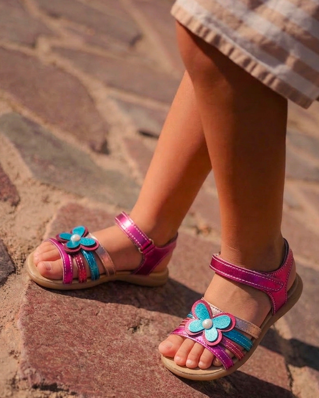 Sandalia Niña 13200 Multicolor Metálico