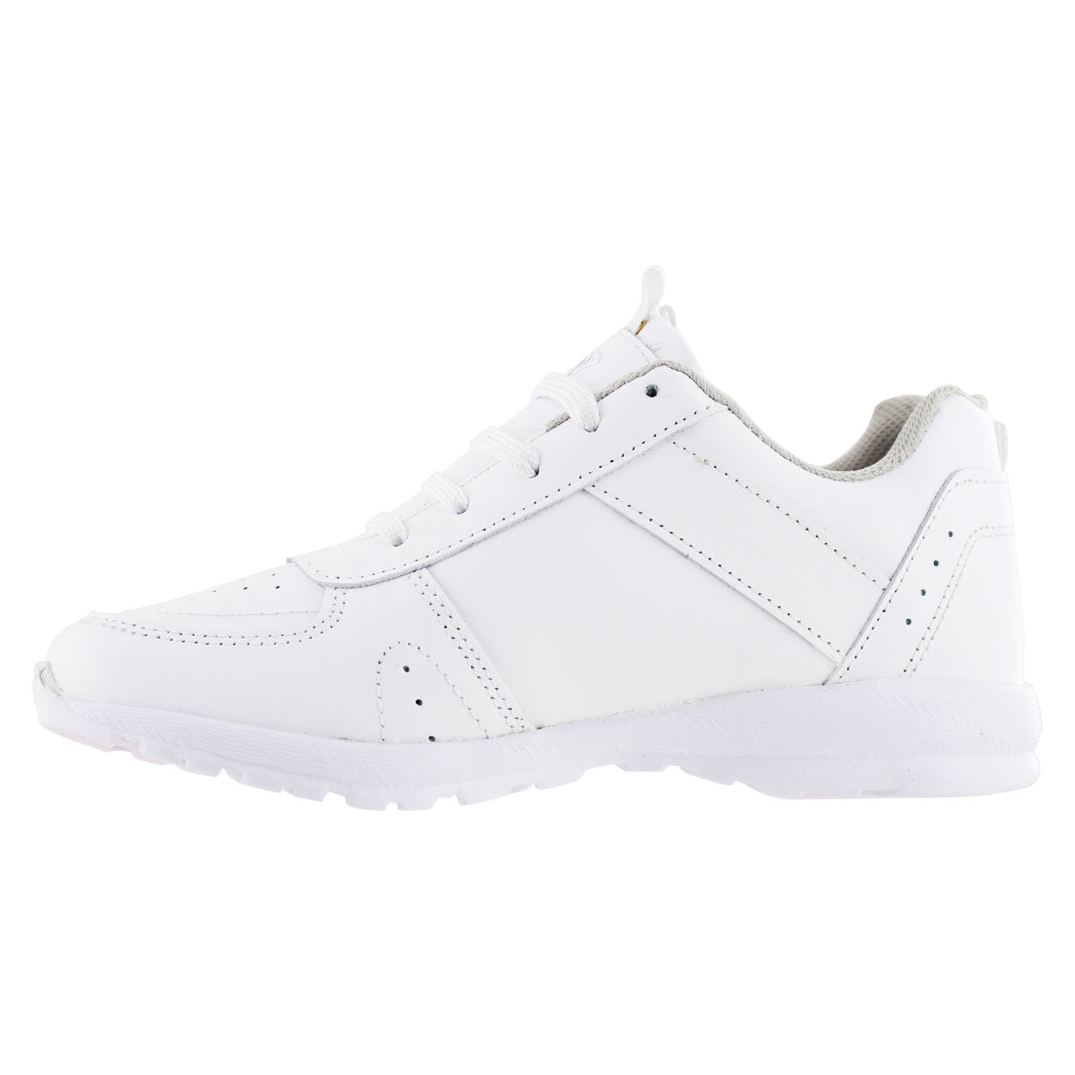 Tenis Escolar 170 Piel Blanco