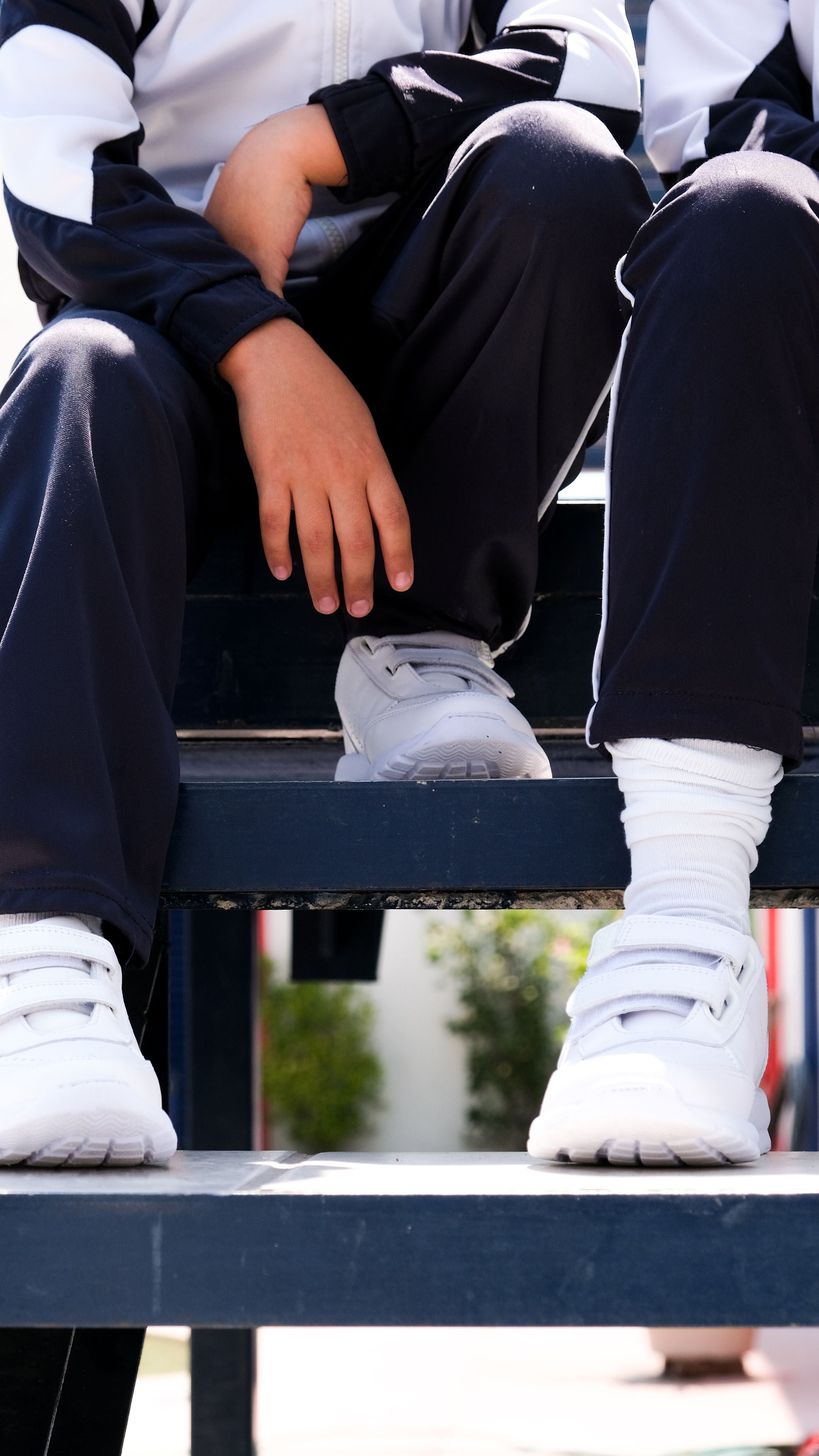 Tenis Escolar 170 Piel Blanco