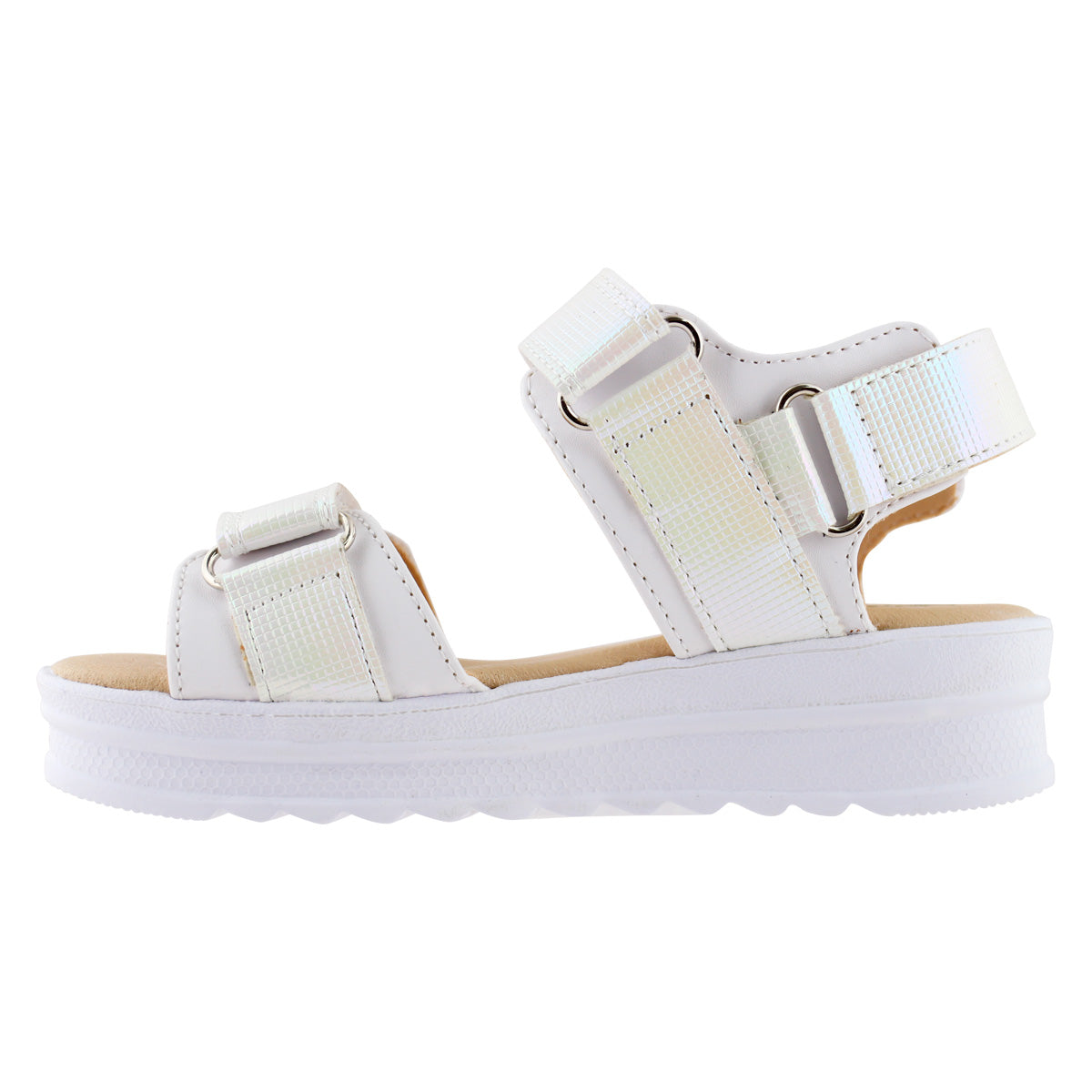 Sandalia Niña 20250 Blanco Velcro