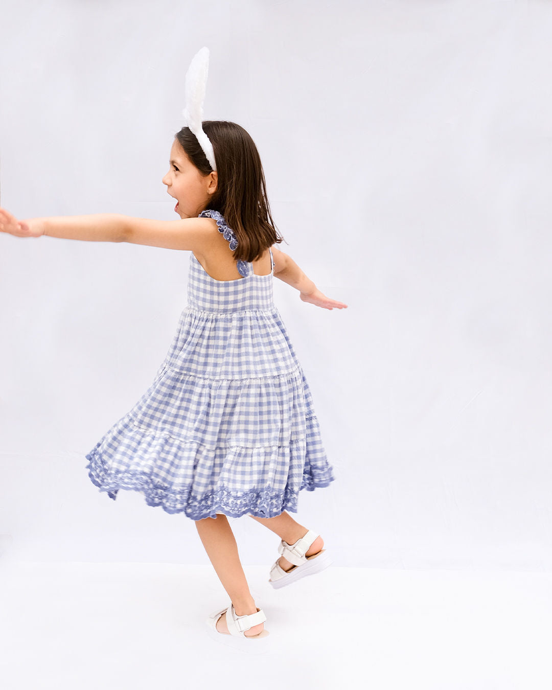 Sandalia Niña 20250 Blanco Velcro