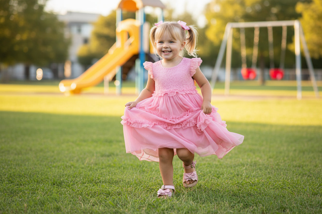 Sandalia Niña 20271 Rosa Hebilla Moño