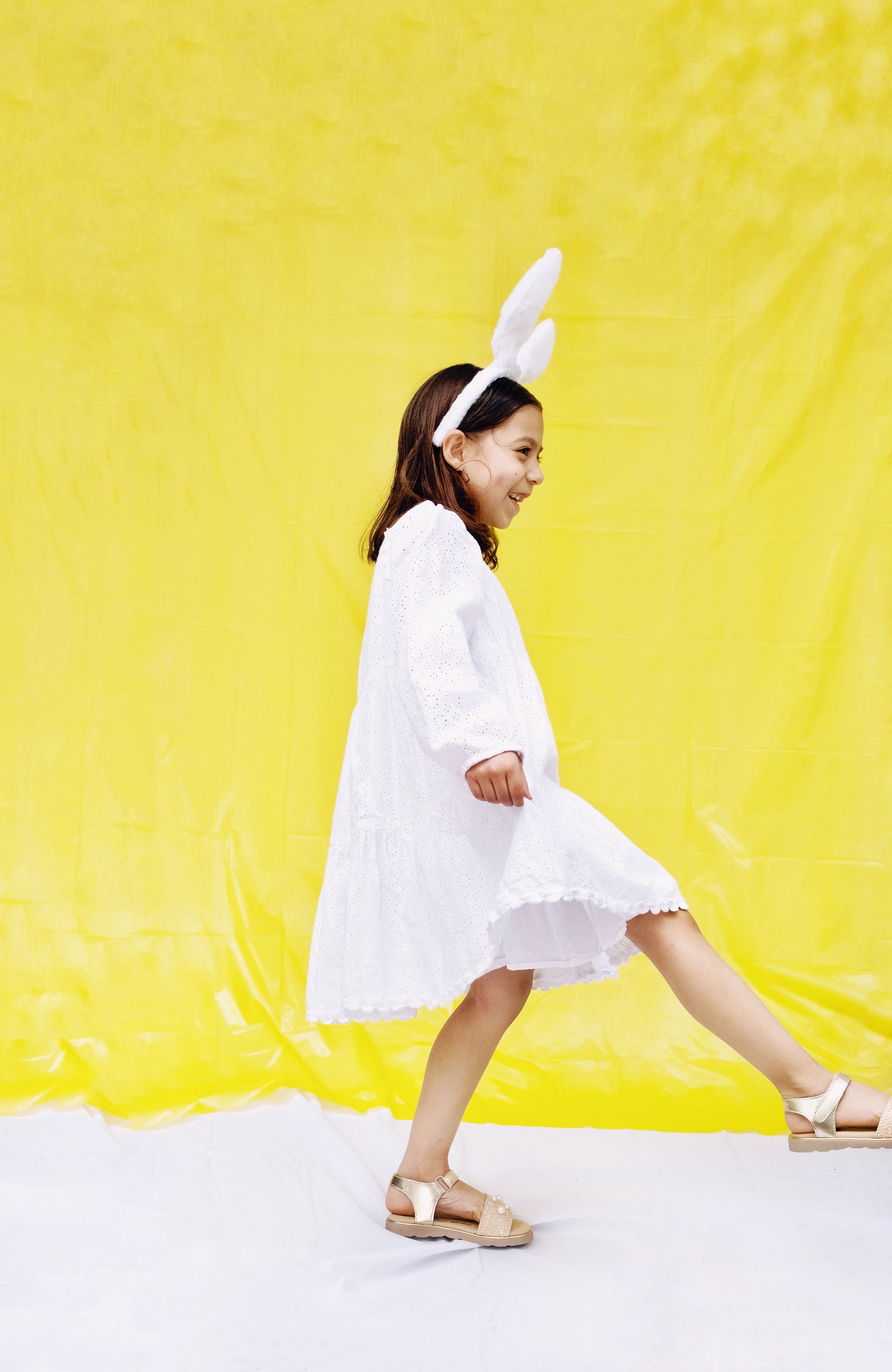 Sandalia Niña 20402 Yute Arena con Perlas