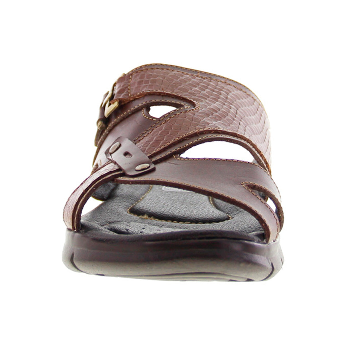 Sandalia Caballero 25400 Piel Café