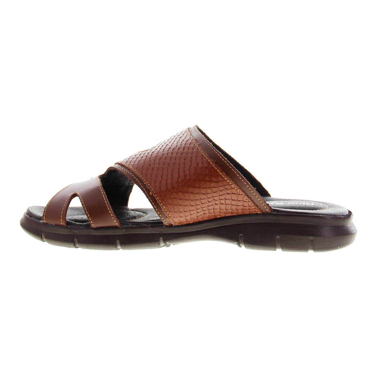 Sandalia Caballero 25400 Piel Café