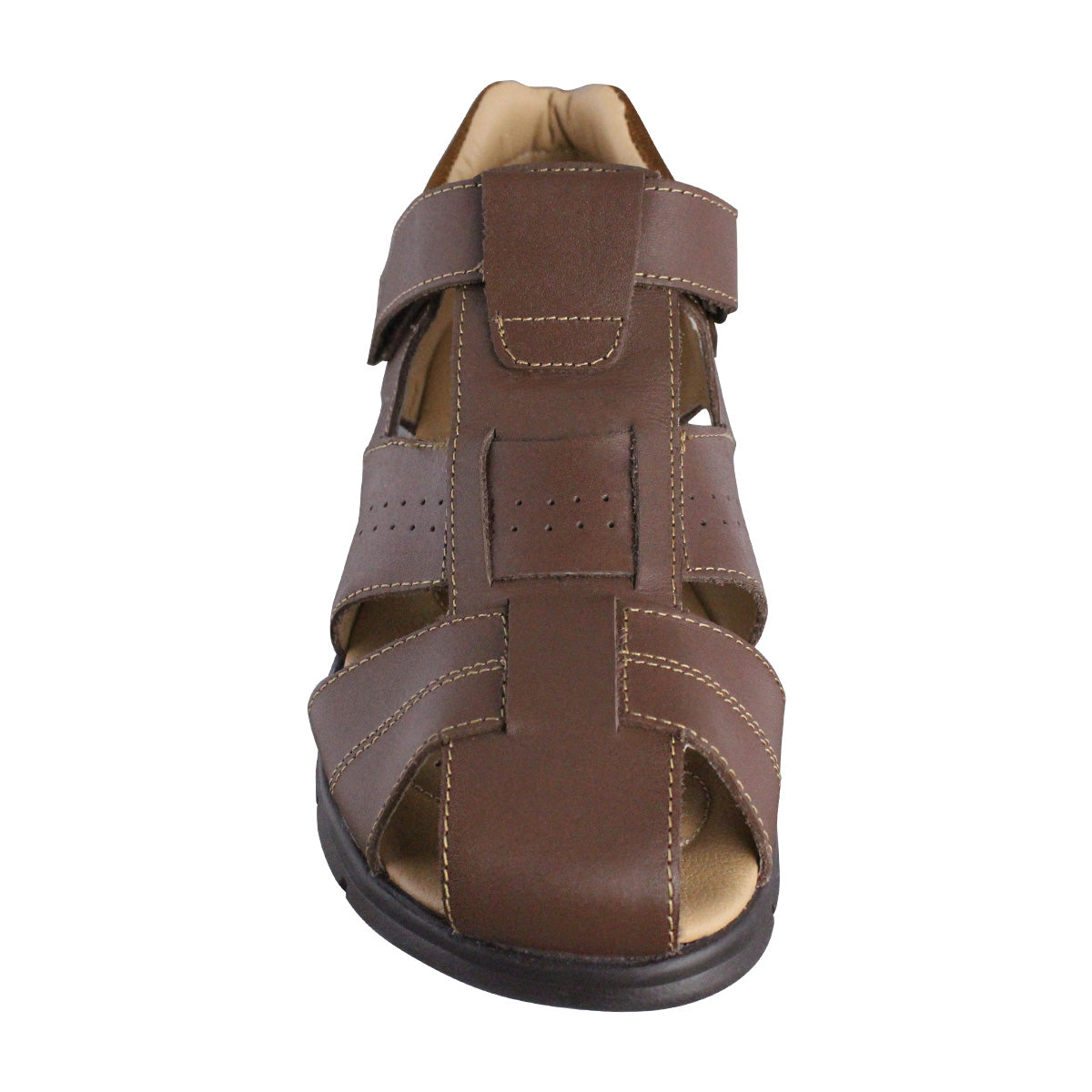 Sandalia Hombre 2666 Piel Café