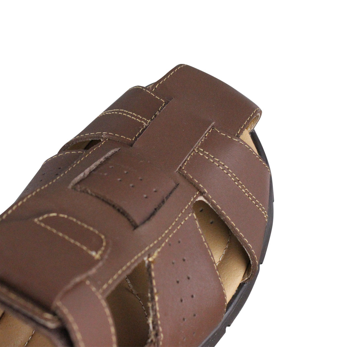 Sandalia Hombre 2666 Piel Café