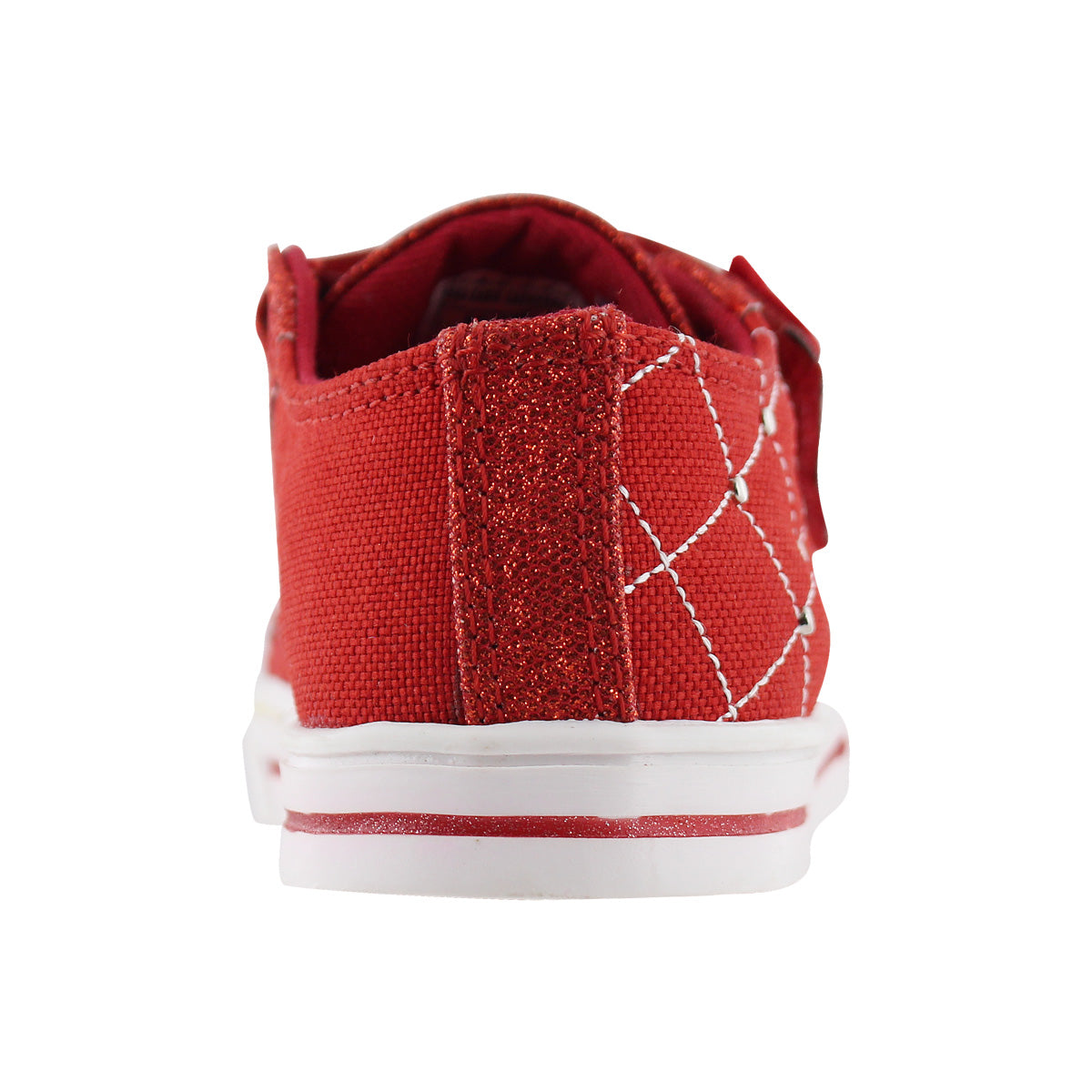 Tenis Niña 306 Lona Rojo con Velcrol y Moño