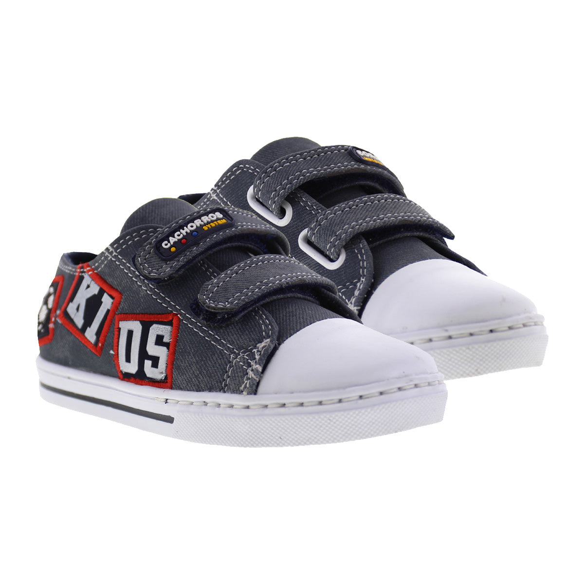 Tenis Casual de Niño 316 Azul con Velcro