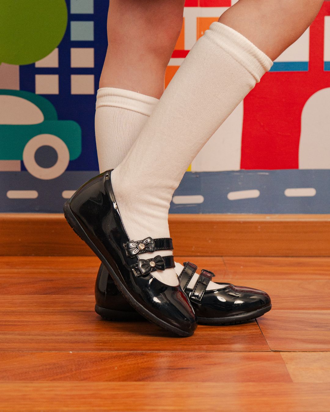 Zapato Escolar Niña 3840 Charol Negro