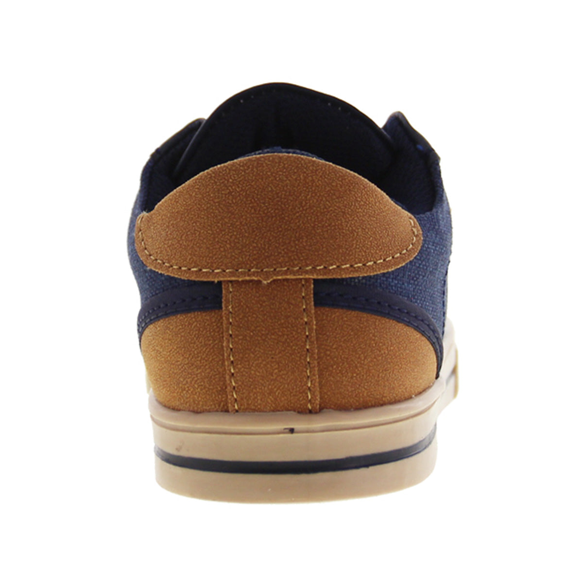 Tenis Niño 32132 Lona Marino con Cintas