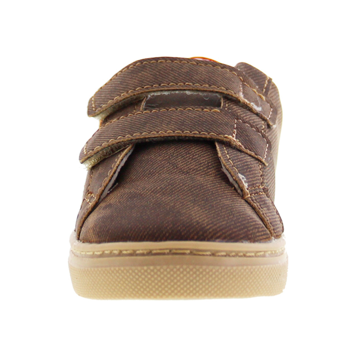 Tenis Niño 32171 Café doble Velcro