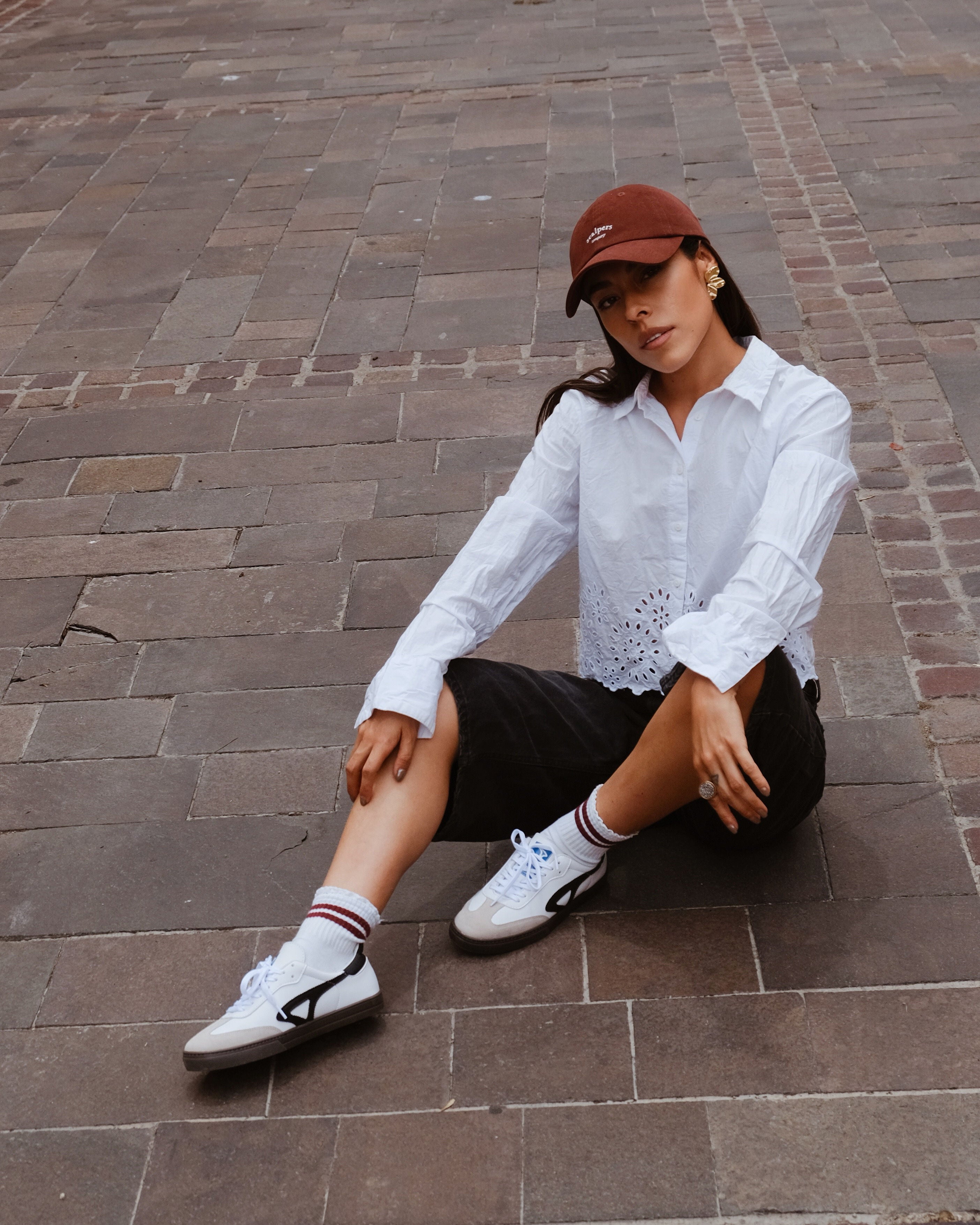 Tenis Casual Unisex 32210 Blanco con Cintas