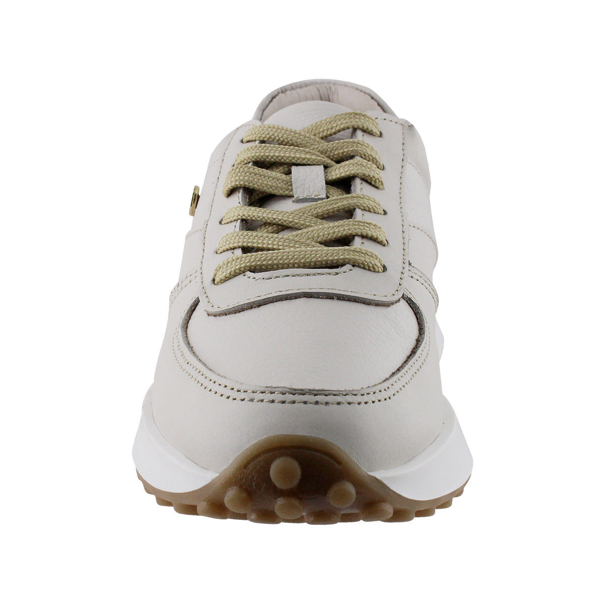 Tenis Dama 35000 Davina Piel Marfil