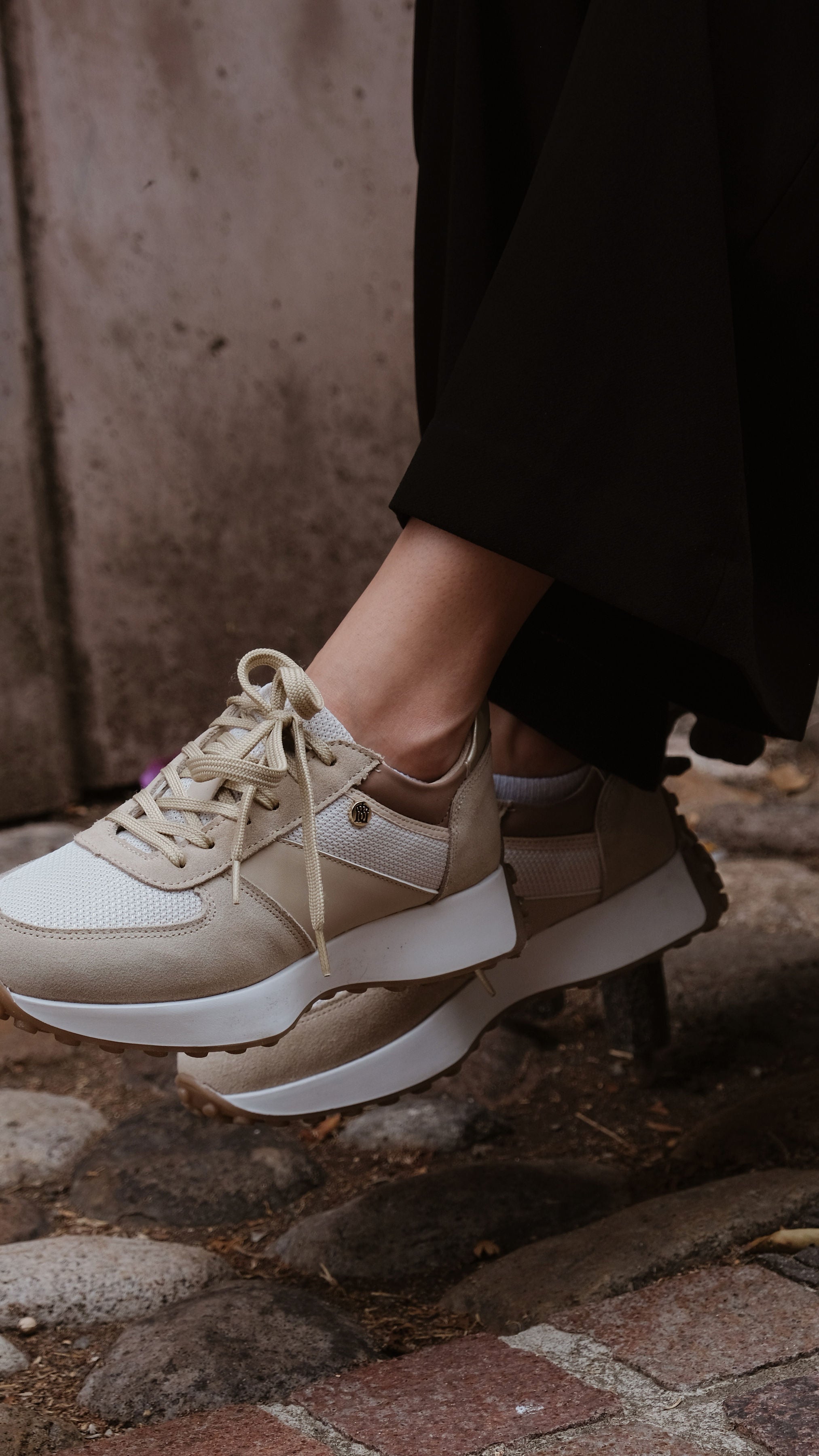 Tenis Dama 35010 Davina Gamuza Late