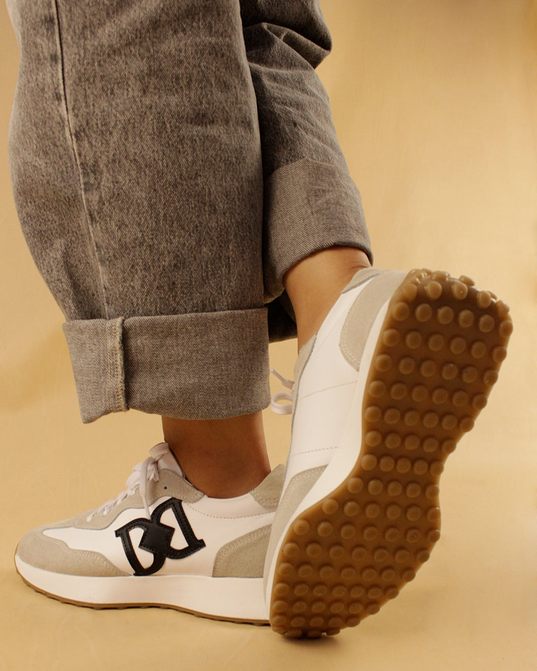 Tenis Dama 35020 Davina Piel Blanco