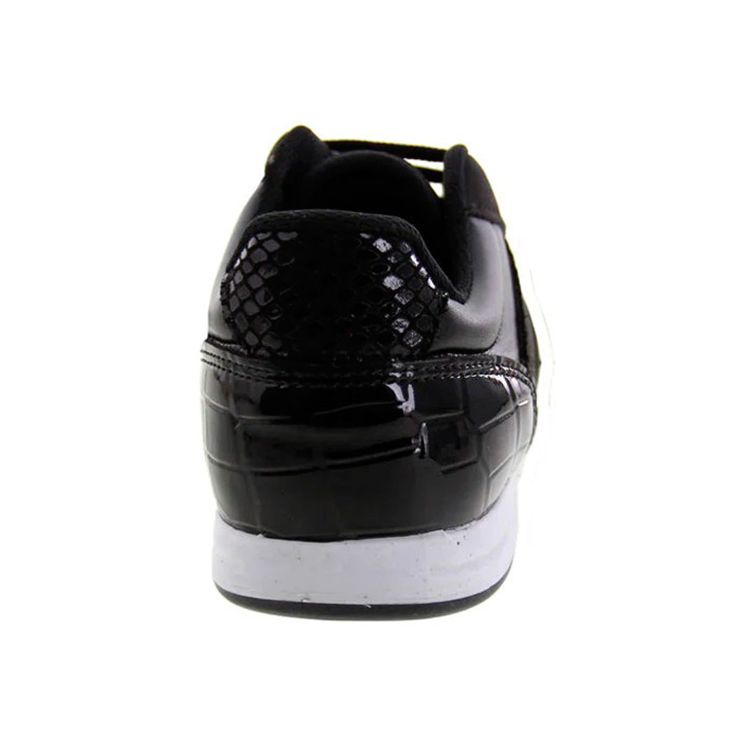 Tenis Niña 3663 Negro con Charol Negro