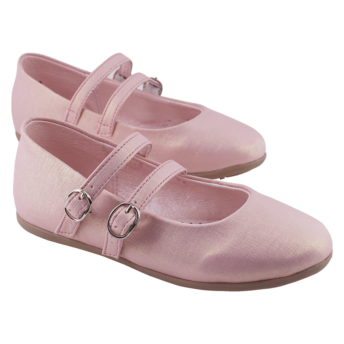 Balerina Casual Niña 3825 Rosa doble Hebilla