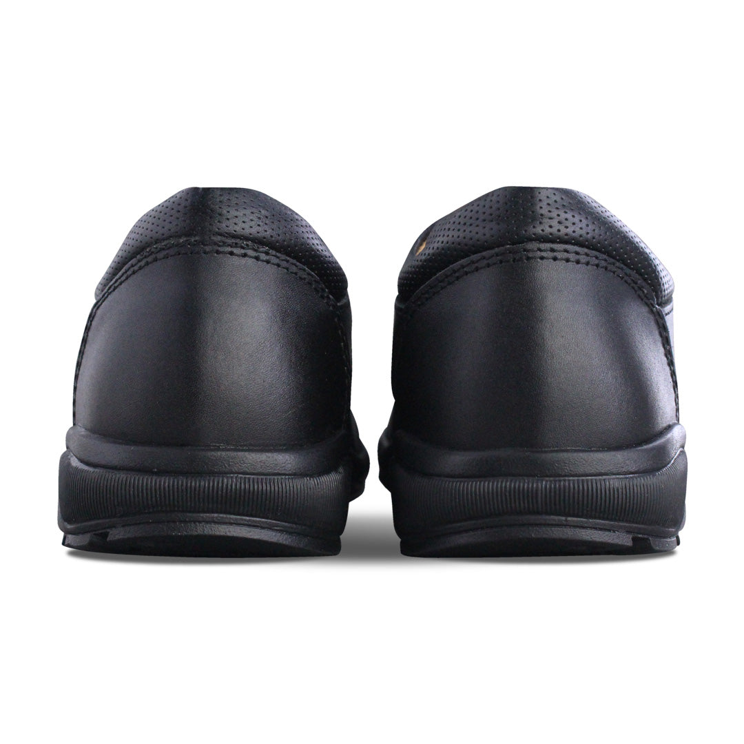 Zapato Escolar Niño 5030 Piel Negra Agujetas