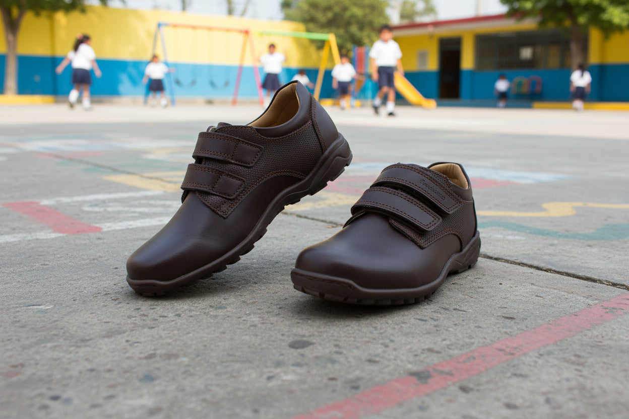 Escolar Niño 5072 Piel Café