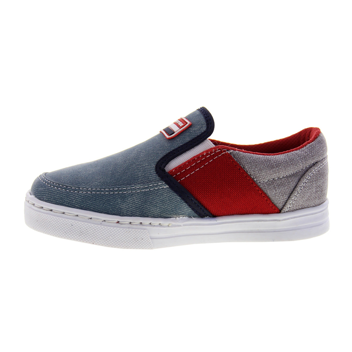 Tenis Niño 525 Azul Mezclilla con Elastico