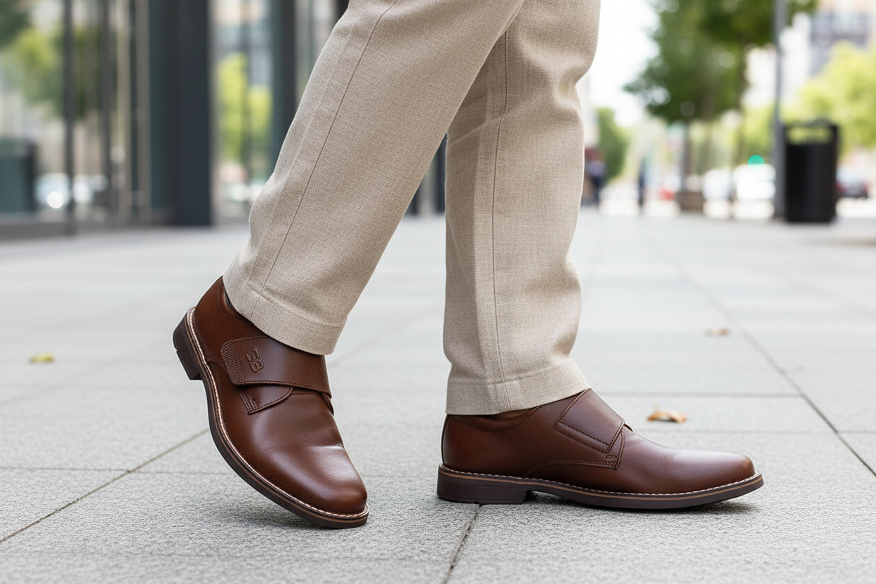 Mocasín Casual Hombre 5580 Piel Café