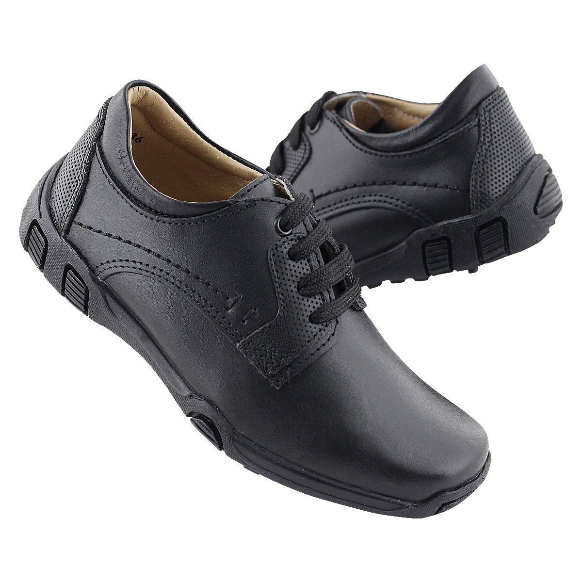 Escolar Niño 57005 Piel Negro