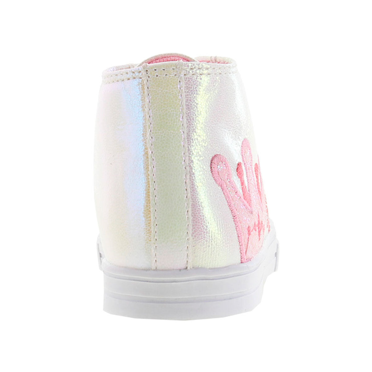 Tenis Niña 603 Blanco Corona Bordada