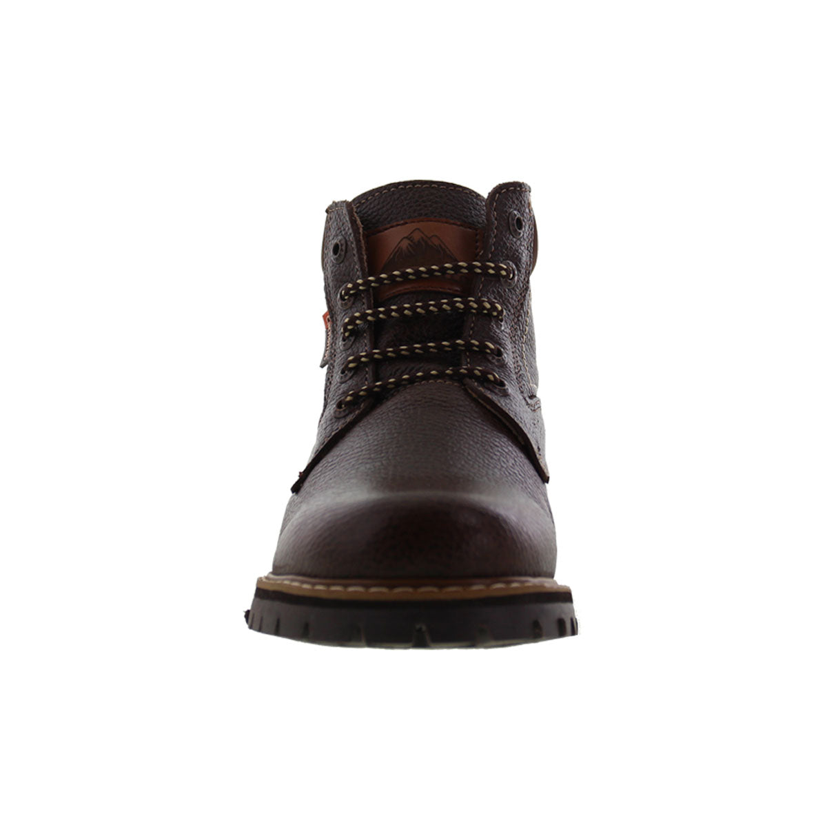 Bota Niño 60377 Piel Café con Agujetas