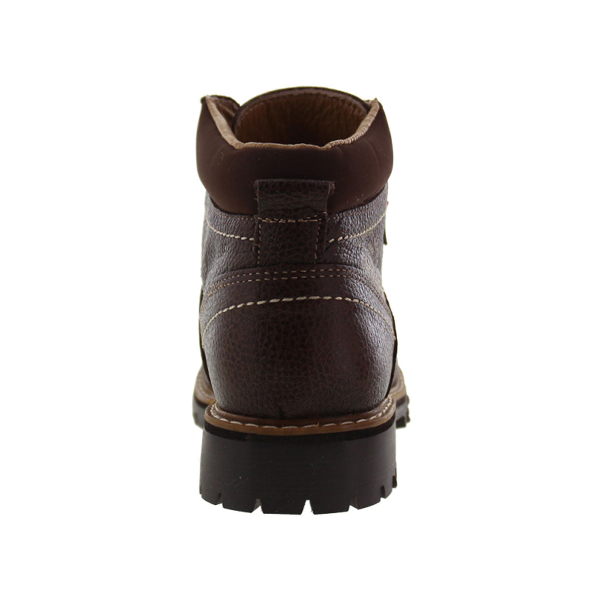 Bota Niño 60377 Piel Café con Agujetas