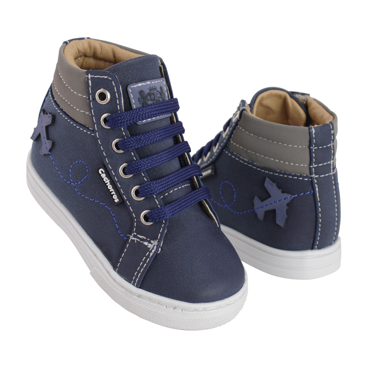 Botita Tenis Niño 62072 Azul Marino