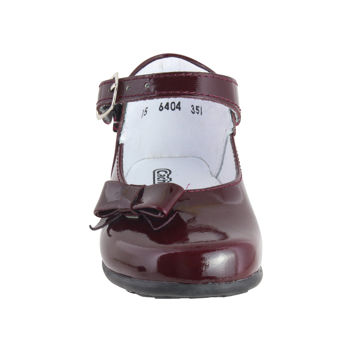 Botita Niña 6404 Charol Piel Vino