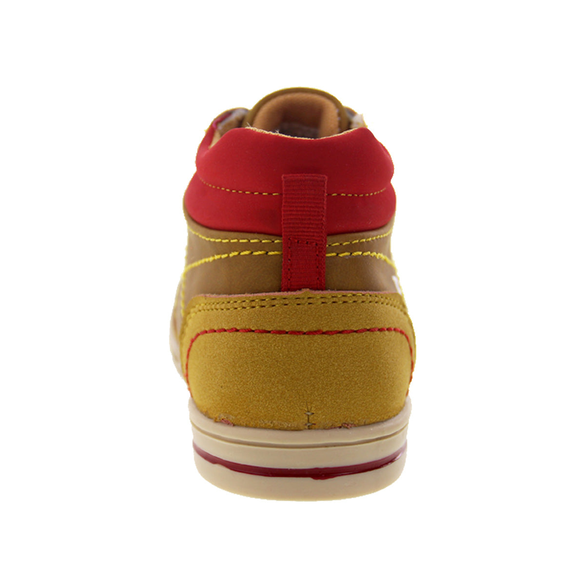Bota Niño Casual 661 con Agujetas Color Oro