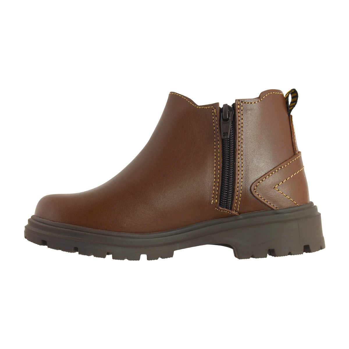 Botín Niño 7090 Piel Café