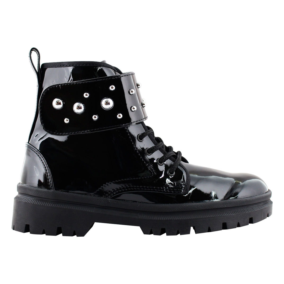 Botín Niña 72055 Charol Negro