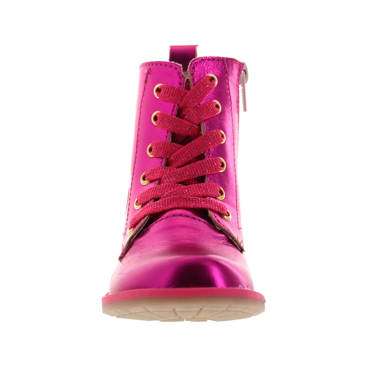 Bota Niña 7216 Rosa Fiusha con Corazones