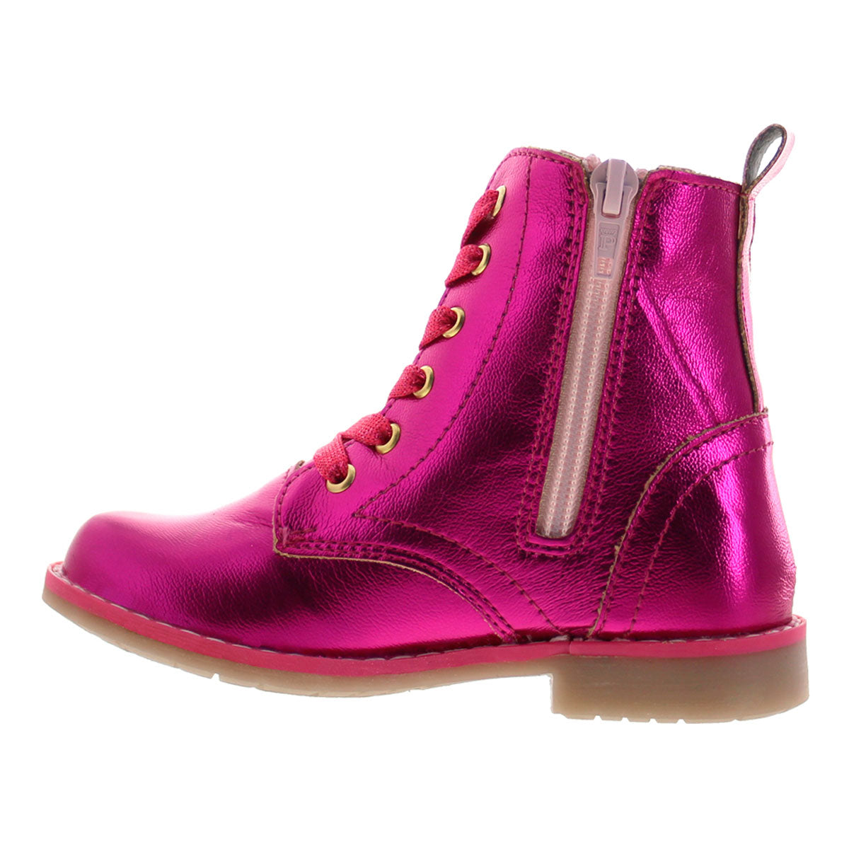Bota Niña 7216 Rosa Fiusha con Corazones