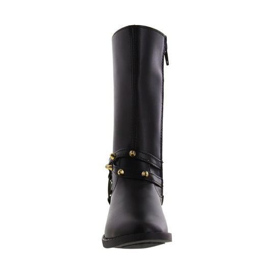 Bota Niña 73500 Negro con Herraje Dorado