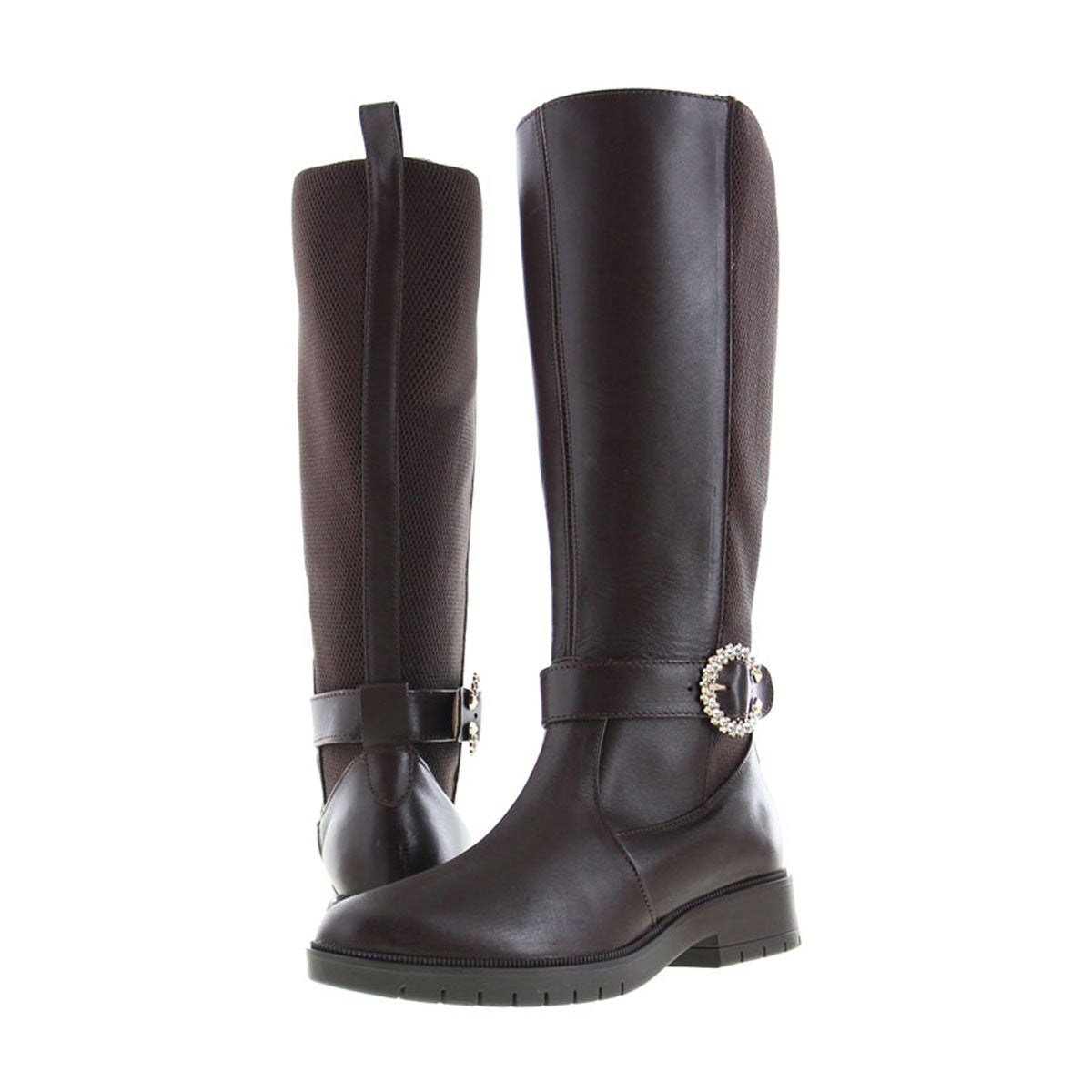 Bota Alta 73655 Davina Piel Madera