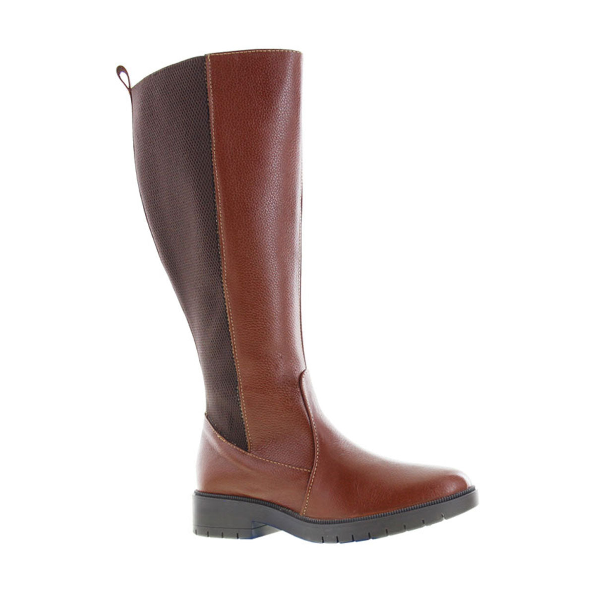 Bota Alta 73656 Davina Piel Café Claro (Shedron)