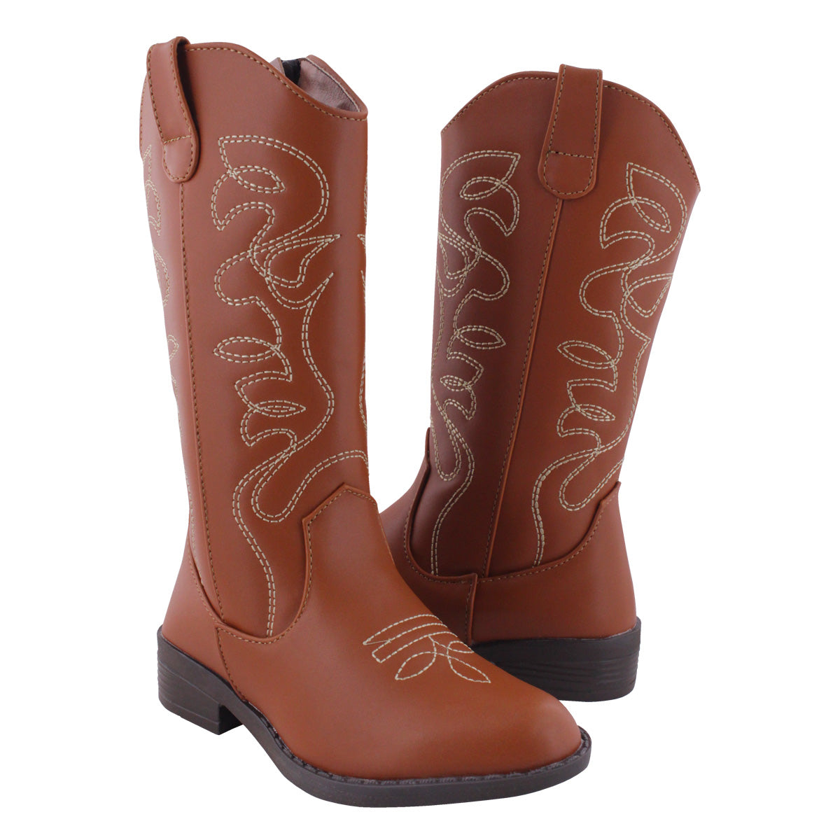 Bota Vaquera Niña 73810 Café Bordada