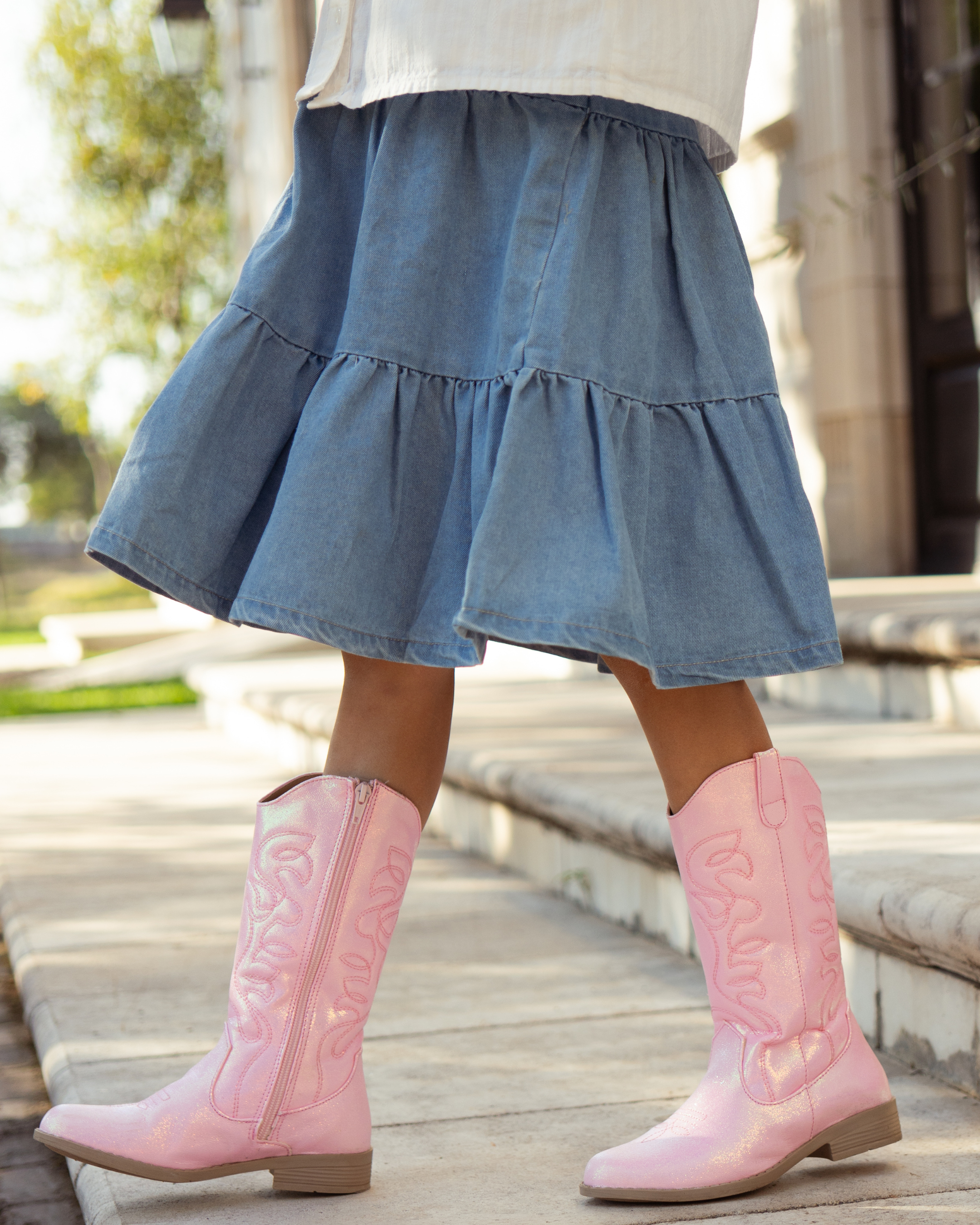 Bota Vaquera Niña 73810 Rosa