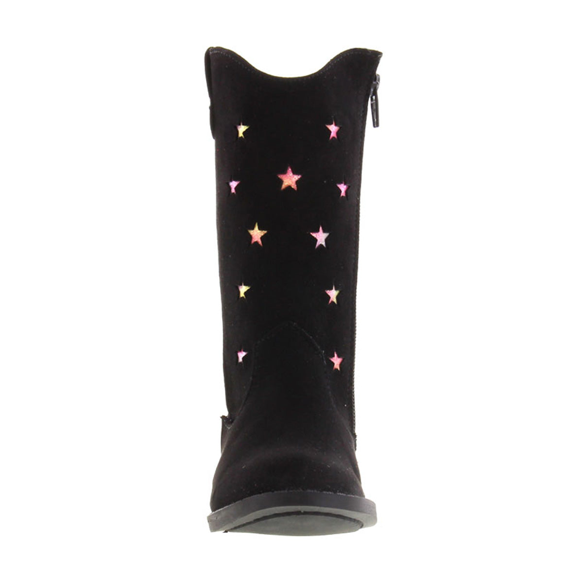 Bota Niña 73815 Negro con Estrellas en Colores