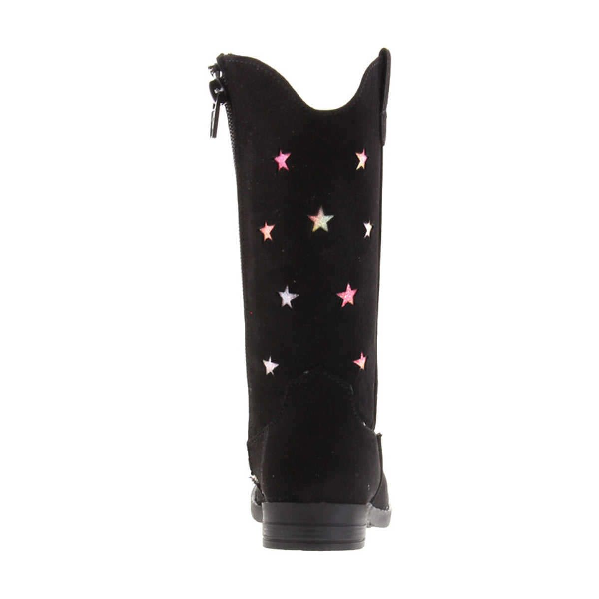 Bota Niña 73815 Negro con Estrellas en Colores