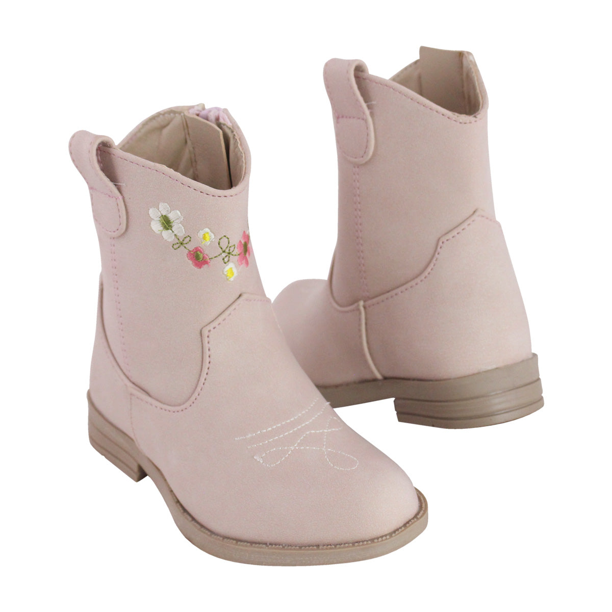 Bota Vaquera Niña 74001 Rosa Flores