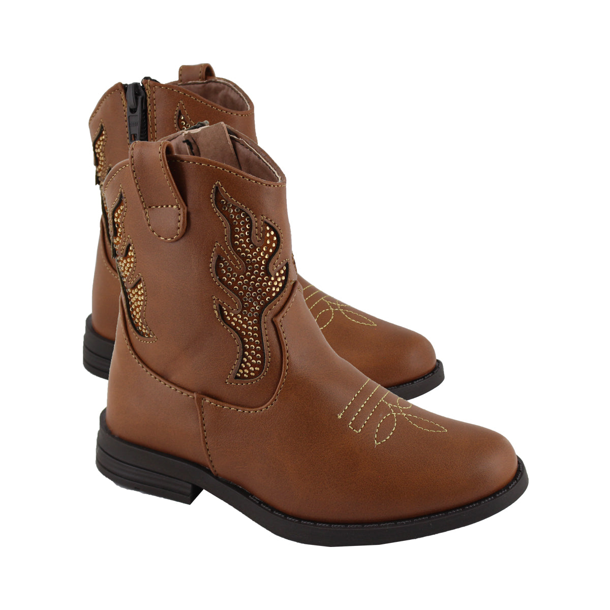 Botín Vaquero Niña 74003 Café