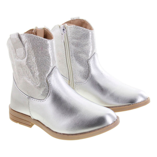 Botín Niña Vaquero 74005 Plata