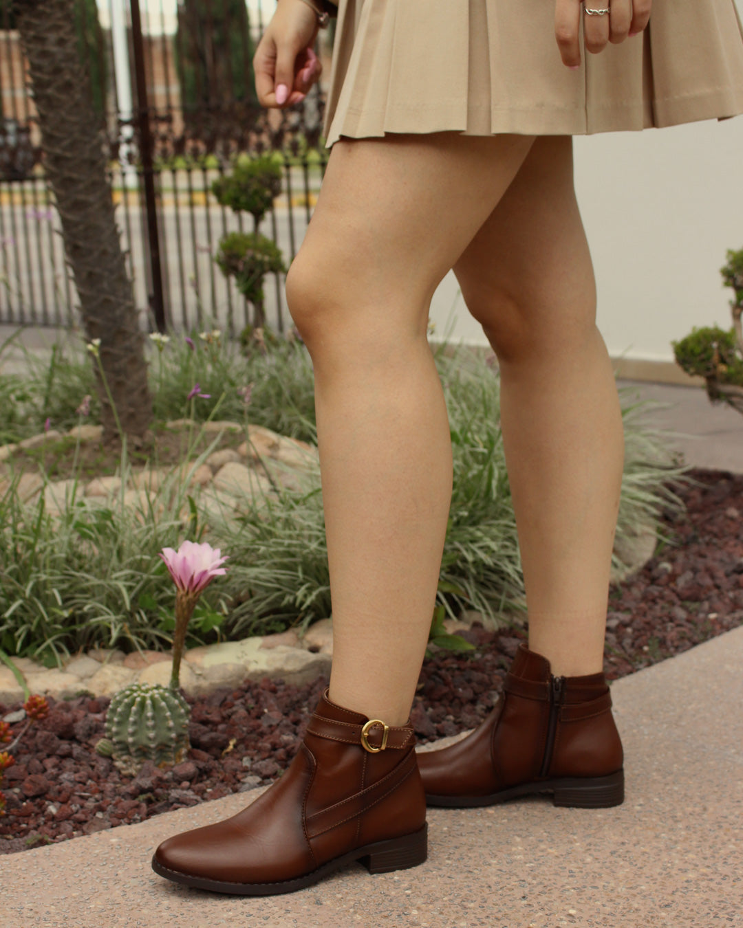 Bota Mujer 74130 Davina Piel Café