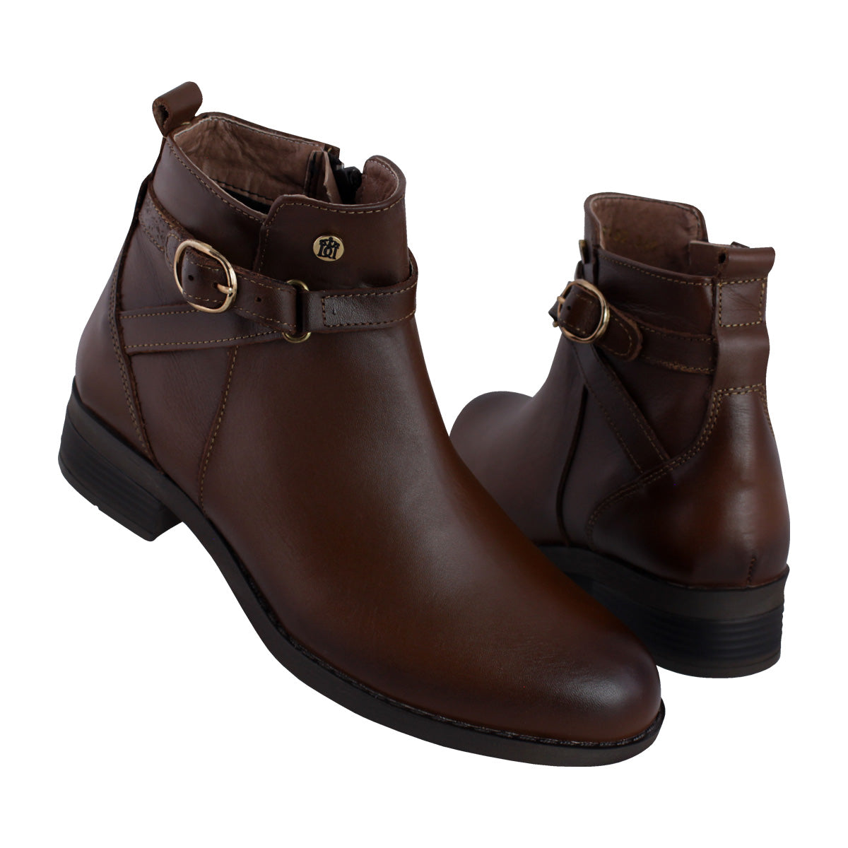 Botín Dama 74152 Davina Piel Shedrón